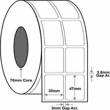 30x47mm x6,000 labels