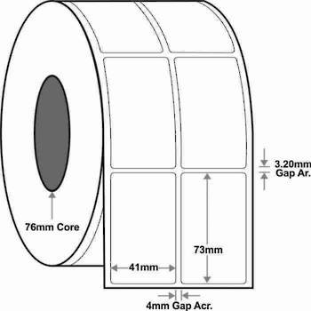 41x73mm x4,000 labels