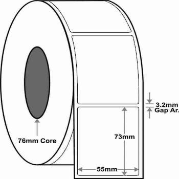55x73mm x2,000 labels