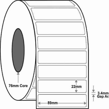 89x22mm x6,000 labels