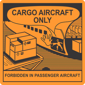 Cargo Aircraft Only x500 labels
