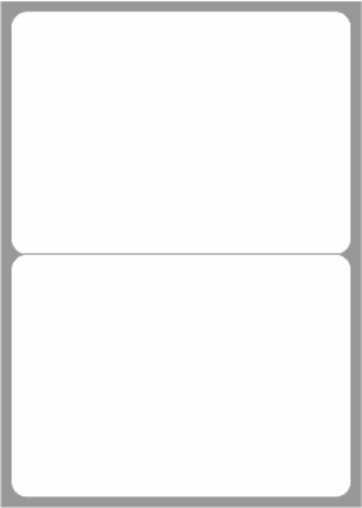 2 Labels per sheet 199x142.5mm x100 sheets