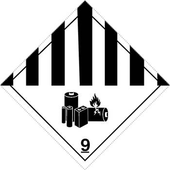Lithium Battery 9 x500 labels
