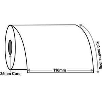 110mm x 360m In B110a