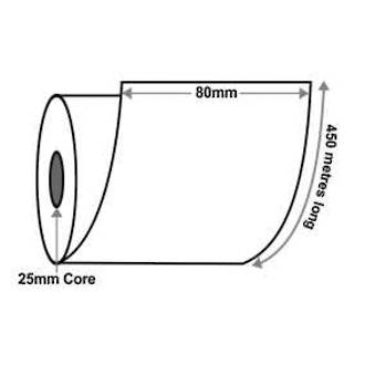80mm x 450m Out B110a