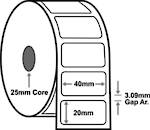 40x20mm x2,000 labels