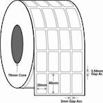 20x40mm x15,000 labels