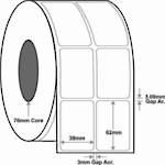 39x62mm x5,000 labels