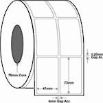41x73mm x4,000 labels