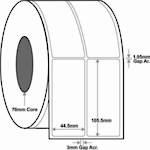 44.5x105.5mm x3,000 labels