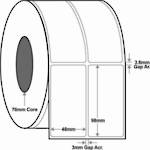 48x98mm x3,000 labels