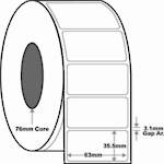 63x35.5mm x4,000 labels