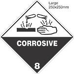Corrosive 8 Large Vinyl Single Labels