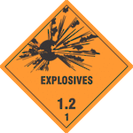 Explosive 1.2 1 x500 labels