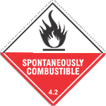 Spontaneously Combustible 4.2 x500 labels