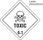 Toxic 6 Large Vinyl Single Labels