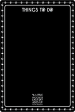 Chalkboard XL Things To Do