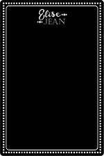 Chalkboard XL Dots Personalised Names