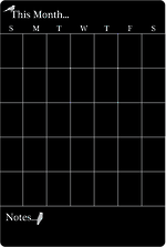 Chalkboard XL Monthly Calendar