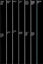 Chalkboard XL Annual Calendar