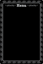 Chalkboard XL Menu