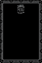 Chalkboard XL Menu