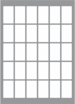 30 Labels per sheet 30x50mm x100 sheets