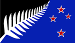 NZ Silver Fern Flag Sticker Pack