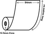 64mm x 74m Out T40